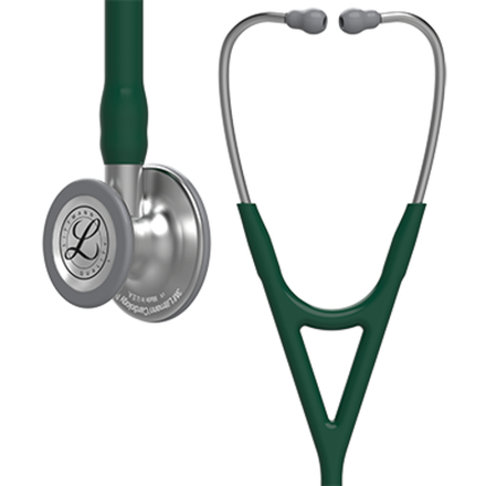 Стетоскоп Littmann Cardiology IV, темно-зеленый, стальная акустическая головка (6155)