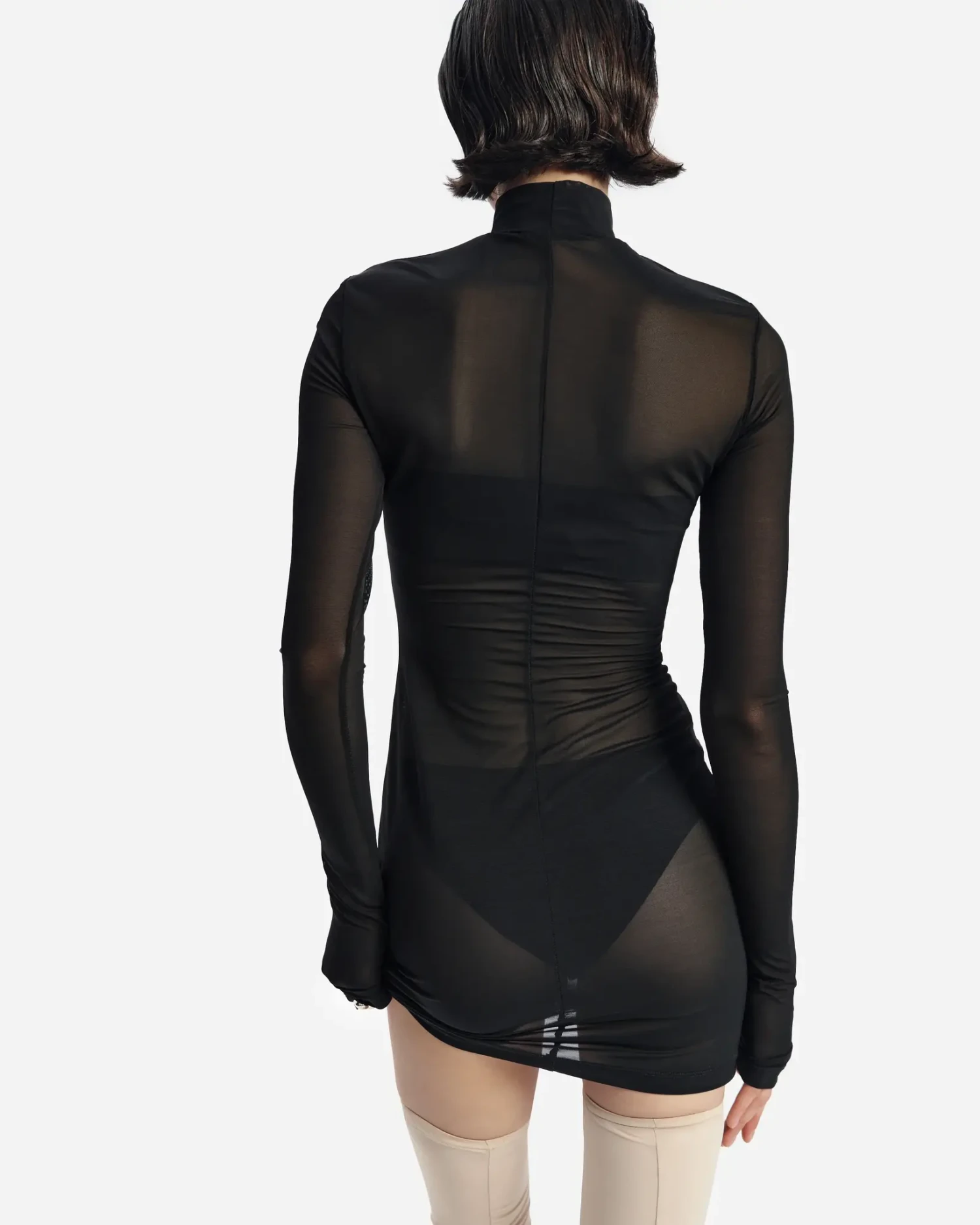 Платье-сетка