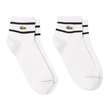 Теннисные носки Lacoste Striped 2P - white