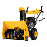 Гибридная снегоуборочная машина с функц. подметания SWB-800, 212 сс, руч. старт, 2 насадки// Denzel