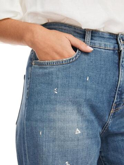 Marc Cain Джинсы украшенные кристаллами