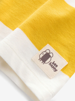 Лонгслив для девочки Next E44-974, Белый, Желтый