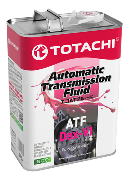 Жидкость для АКПП TOTACHI ATF DEX- VI синт. 4л