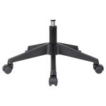 Кресло оператора Helmi HL-M95 R (695) "Airy", спинка сетка оранжевая/сиденье ткань TW черная, пиастра