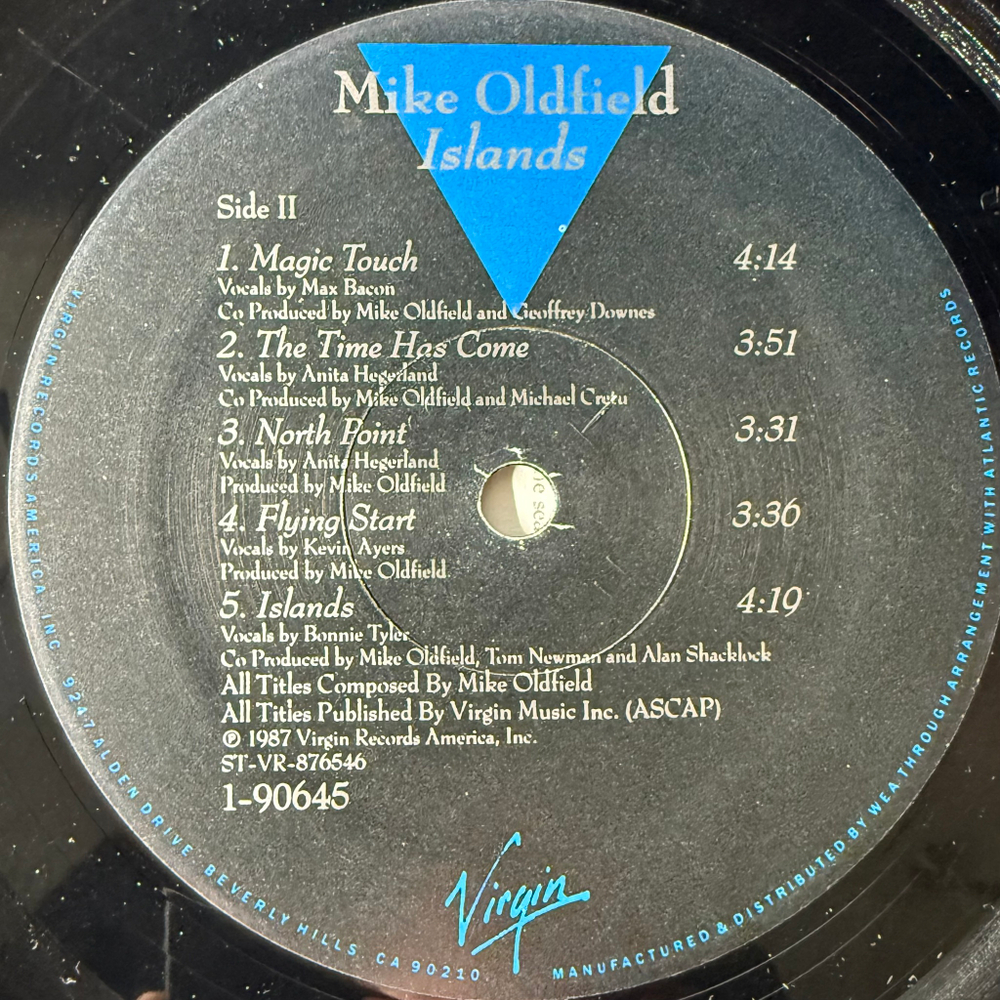 Mike Oldfield ‎– Islands (США 1987г.)