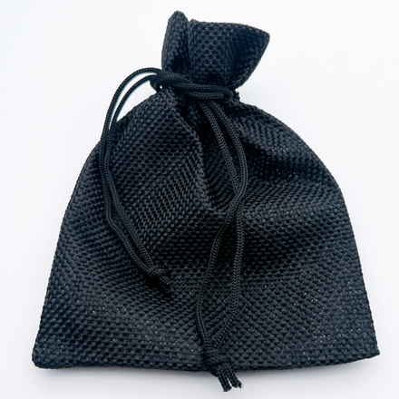 Холщовый мешочек, цвет черный, размер около 12*9 см, цена за 1 шт