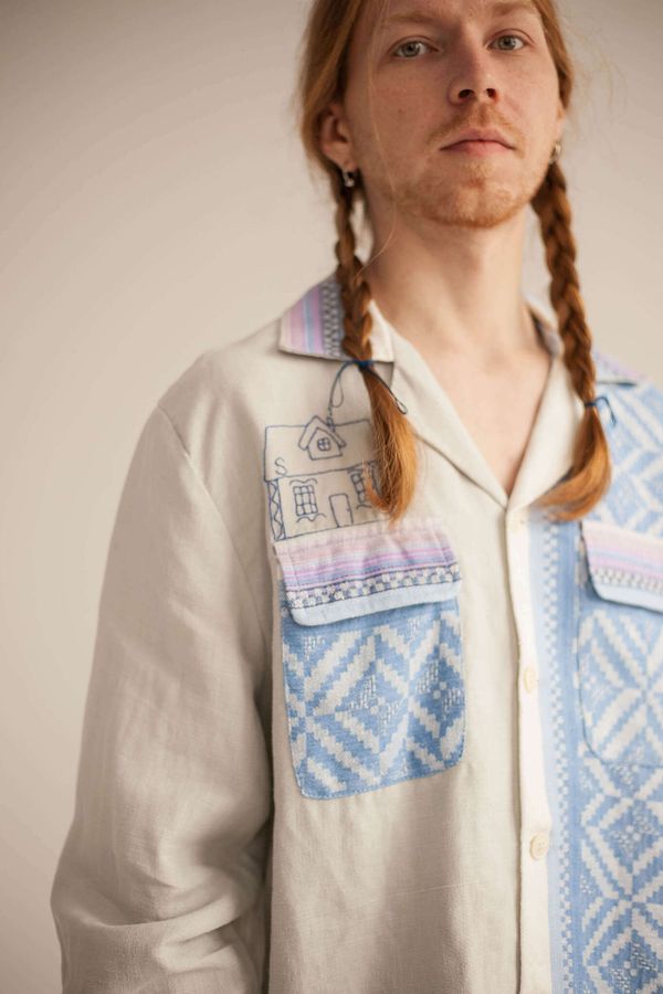 Рубашка Linen Towel Suit - фото 7