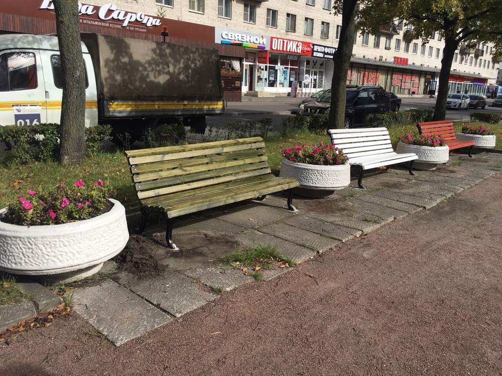 Скамейка чугунная «Нева»