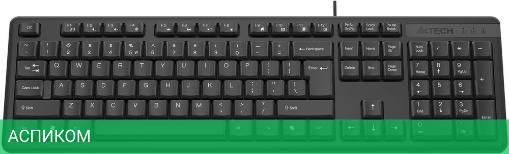 Клавиатура A4Tech KR-3 черный