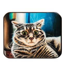 ШК-55/129-E Шкатулка «Кот» Лидяева Л.