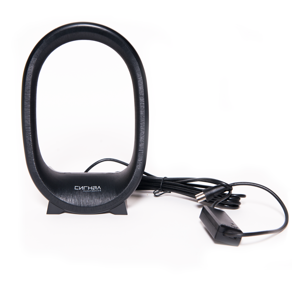 Антенна комнатная "Сигнал" SAI-656  DMB+DVB-T2 активная, кабель 3м