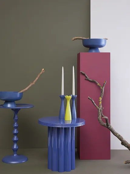 Столик приставной Vivlend, D43 см, сумерки