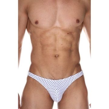Трусы мужские слипы белые с принтом DARKZONE DZN6469