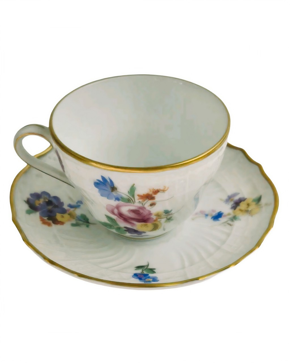 Чайная пара "Цветы" Hutschenreuther Германия