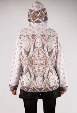 Худи «Симметрия» с абстрактным принтом