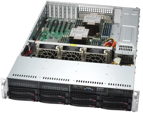 Сервер Supermicro SuperServer 2U 621P-TRT / 2x4410Y/ 2x64Gb/ 1xIntel D3 S4520 480GB SATA/ 2x1200W/ 1st config