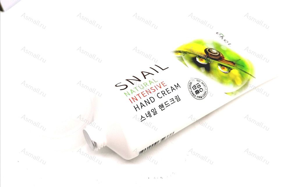 Интенсивный крем для рук с Муцином улитки Snail Natural Intensive Hand Cream, EKEL, Корея, 100 мл.