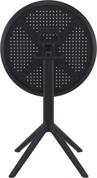 Стол пластиковый складной Sky Ø60 черный