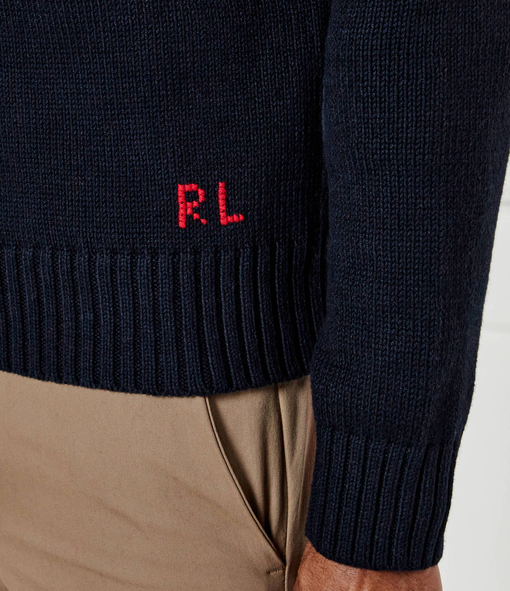 Свитер POLO RALPH LAUREN - темно-синий(710952384)