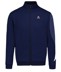 Мужская теннисная кофта Le Coq Sportif SAISON 1 Full Zip Sweat N°1 SS23 - небесный