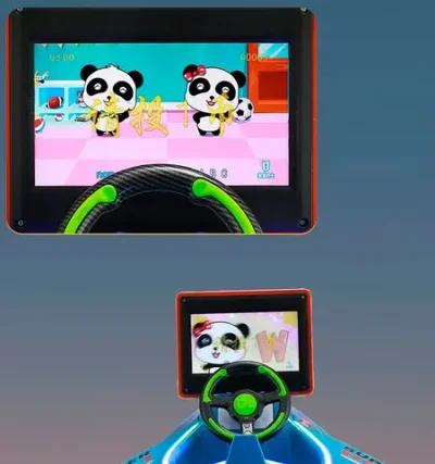 Аттракцион качалка с мультиками «Самолет»