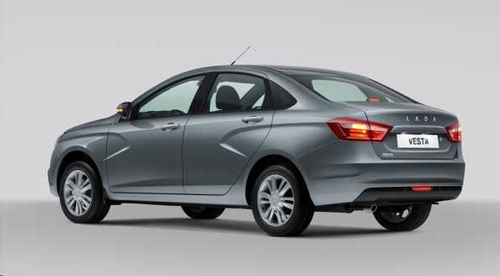 Стекло двери задн. 2180 Lada Vesta лев. (KMK Glass)