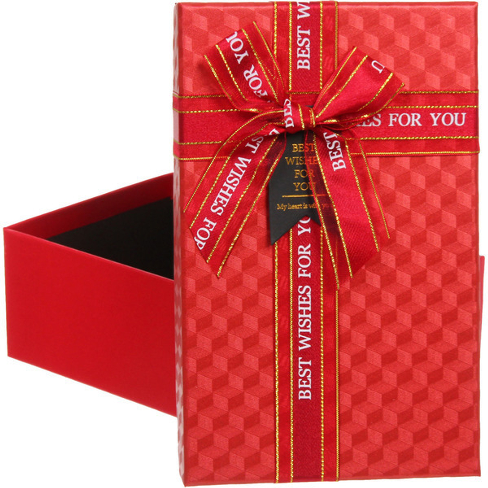 Коробка подарочная «Момент» 19*12*6,5 см, красный