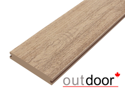 Террасная доска ДПК Outdoor 3D 140*25*3000 мм. полнотелая NEVADA/CALIFORNIA дуб