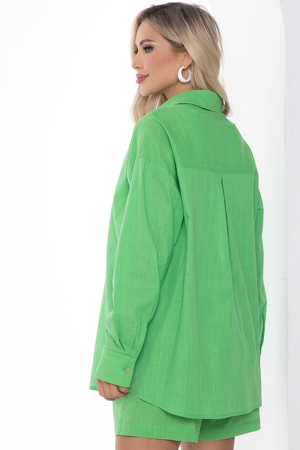 Рубашка Харли (зеленая) Б10578 LT Collection