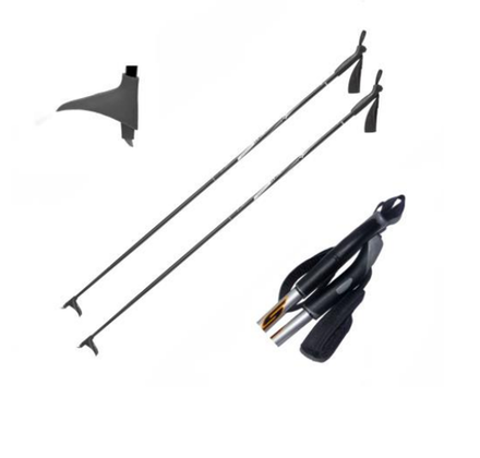 Палки лыжные (160-175см) алюминиевые спортивные