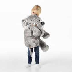 IKEA JÄTTESTOR  (ИКЕА ЙÄТТЕСТОР)  -  Плюш, слон/серый