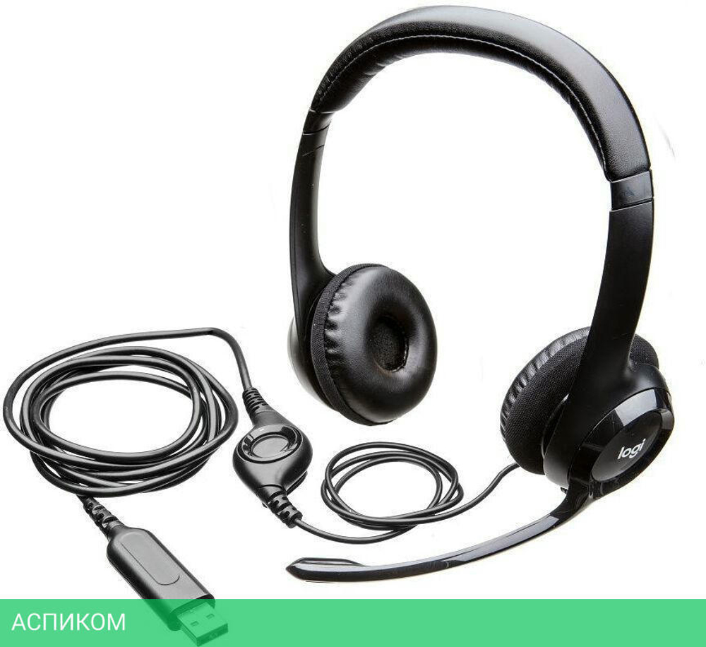 Гарнитура Logitech Headset H390 (981-000406)