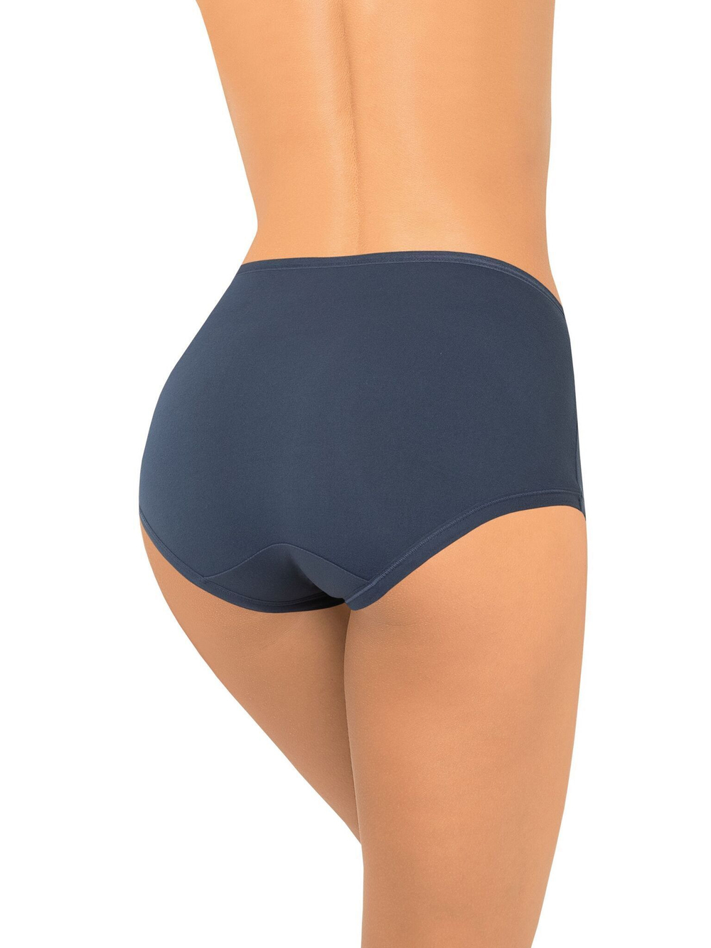 Трусы-макси из мягкого бамбукового полотна (Размер: XL) (Цвет: черный)