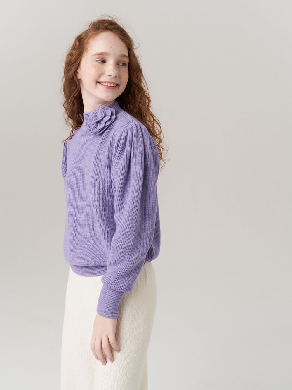 Джемпер для девочки AT1062 лавандовый