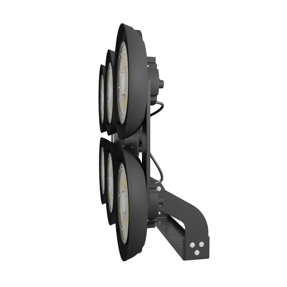 Прожектор LED ТАЙФУН ДО06-1200-202-5К-Л Г60 1200Вт 5000К IP65 Прозрачный 228000лм 260х161мм WOLTA PRO