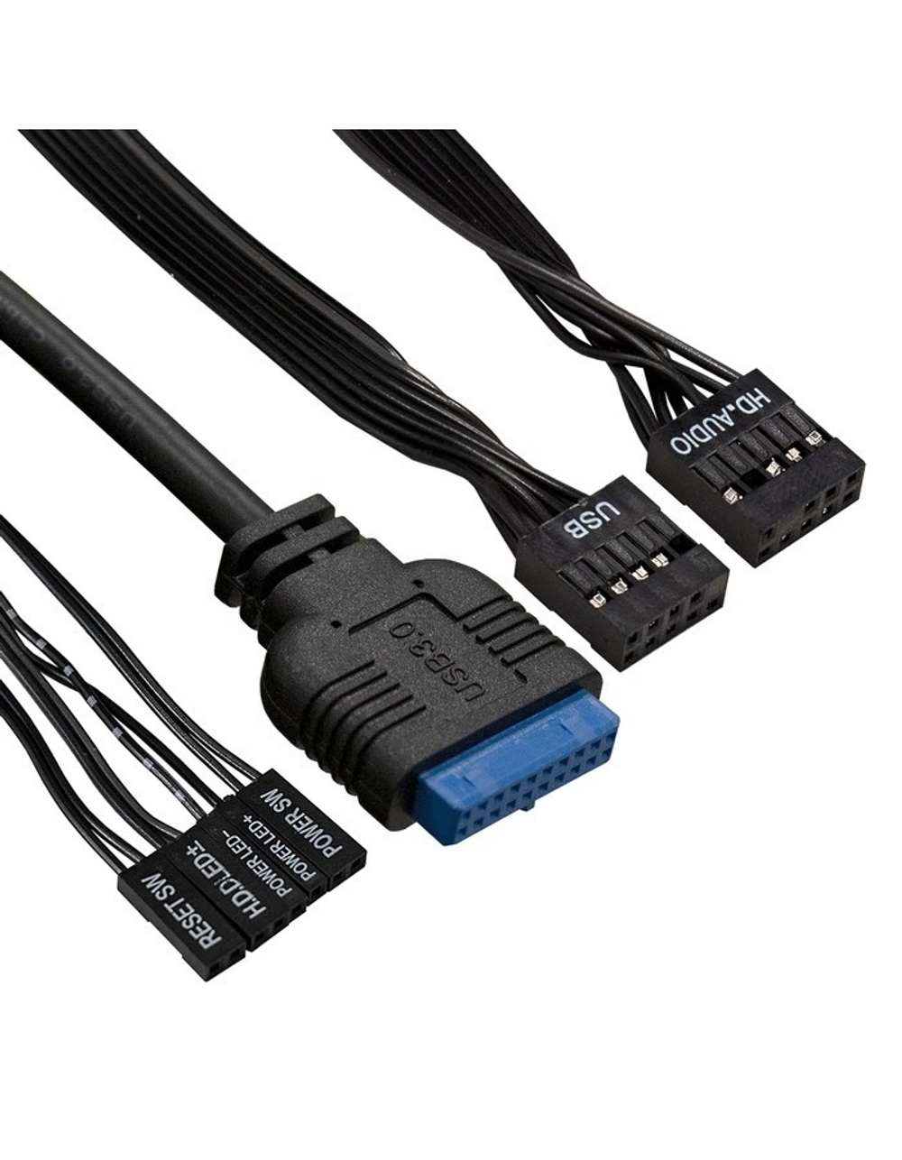 Exegate EX290184RUS Корпус Miditower ExeGate AA-440U-AA400 (ATX, AA400 8 см, 2*USB+1*USB3.0, аудио, черный)