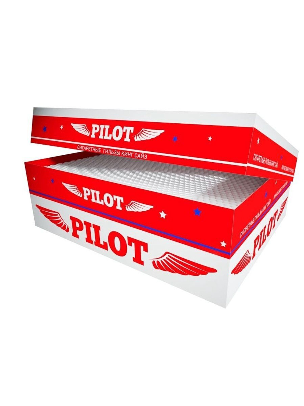 Гильзы для сигарет "PILOT" KS Red 8/15мм 1000шт