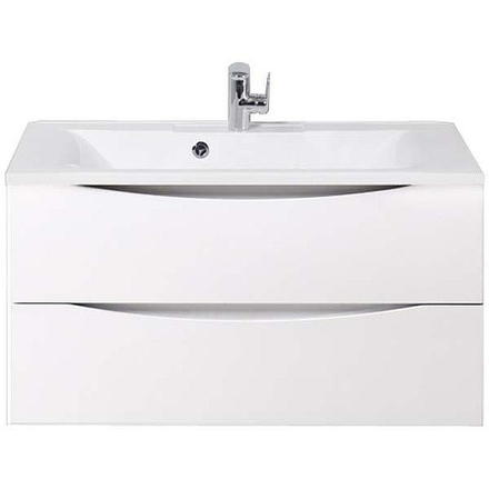 Тумба под раковину BelBagno Marino 80 MARINO-800-2C-SO-BL-P подвесная Bianco Lucido