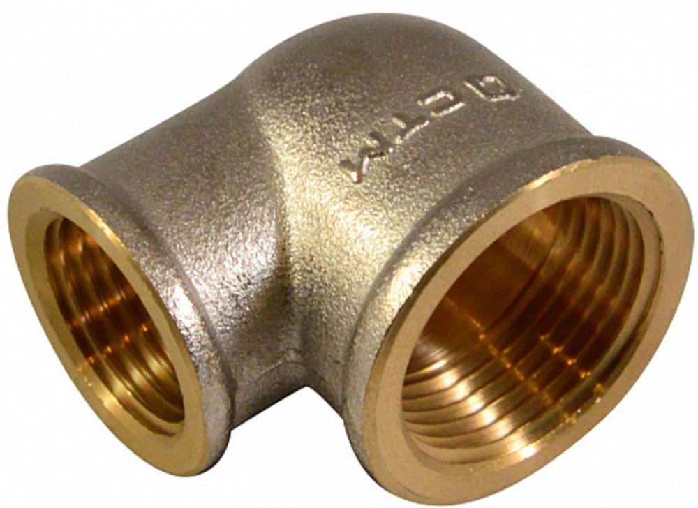 Уголок переходной, латунь