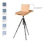 Этюдник на фотоштатив Гамма "Студия" 39,5*30,5*11,5см, бук