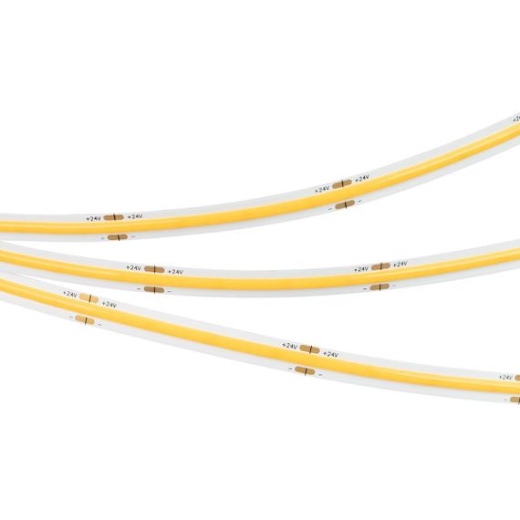 Светодиодная лента Arlight 11,5W/m 378LED/m CSP теплый белый 5М COB-X378-8mm 24V Warm3500 044579