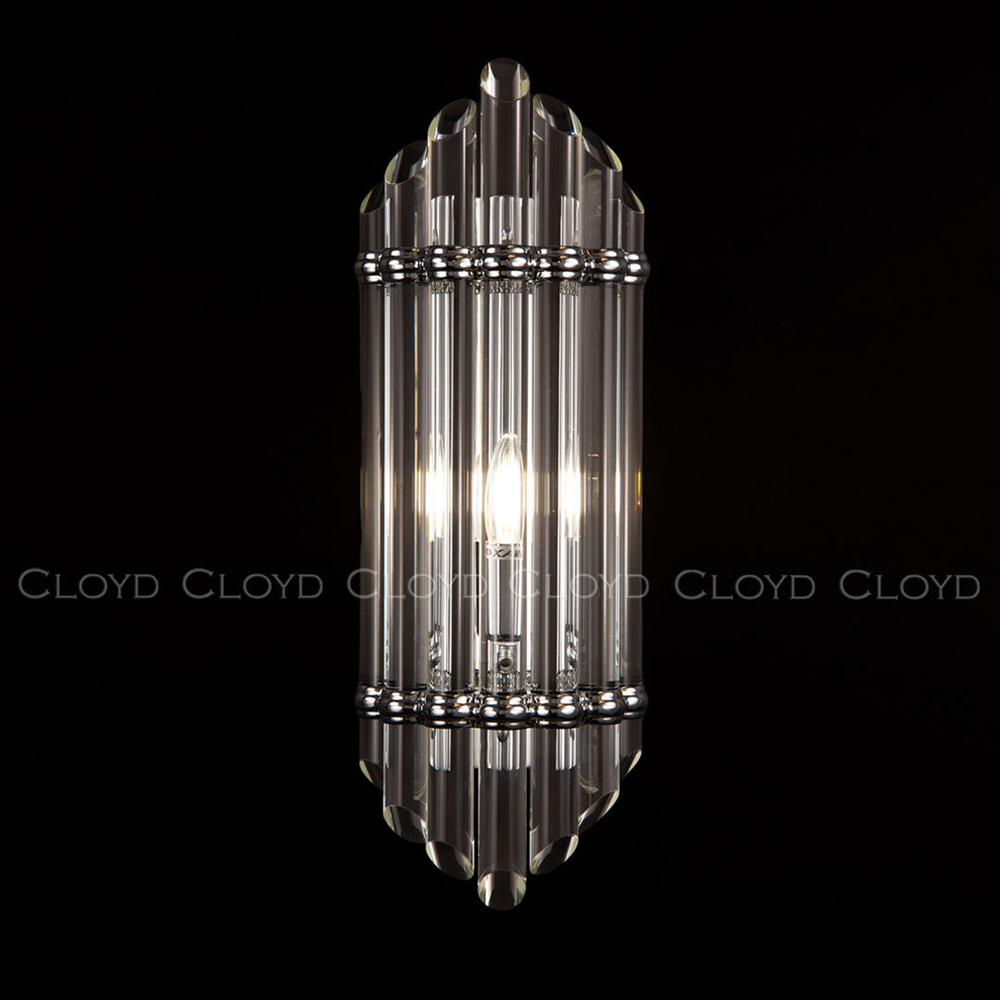 Бра Cloyd HARP W1 / выс. 50 см - хром (арт.20149)