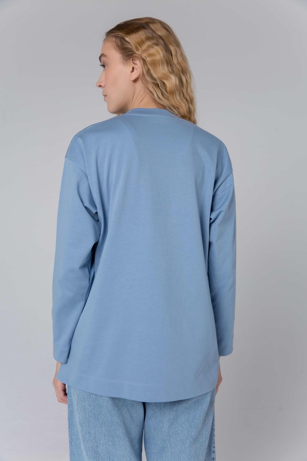 Лонгслив Toccotwo Женский Голубой