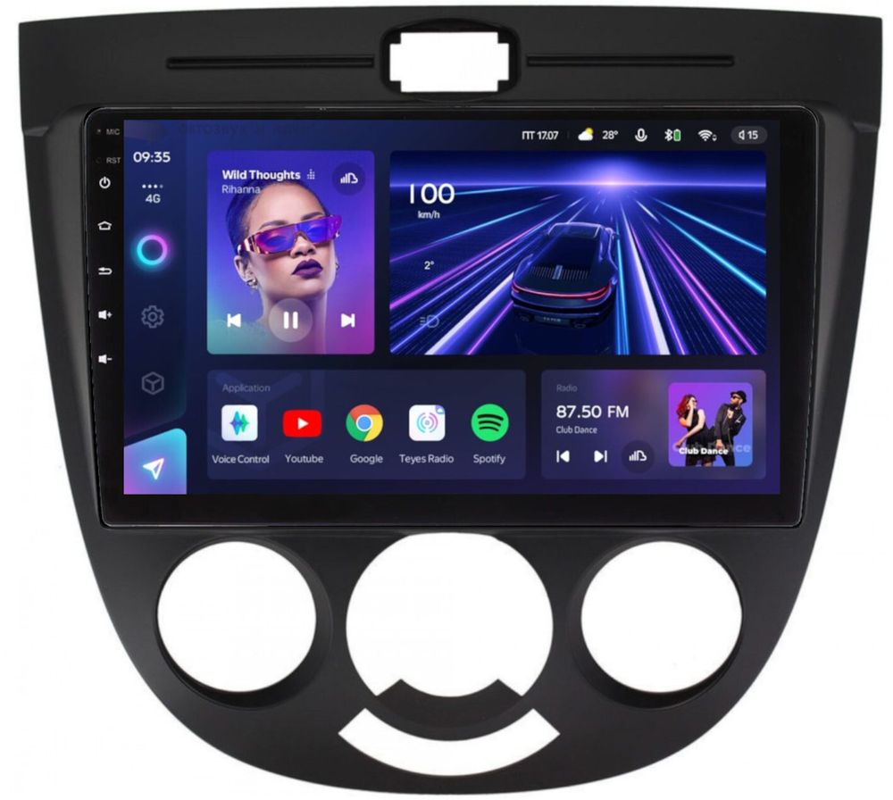 Магнитола для Chevrolet Lacetti (хэтчбек) - Teyes CC3 Android 10, ТОП процессор, 4/32 Гб, CarPlay, SIM-слот