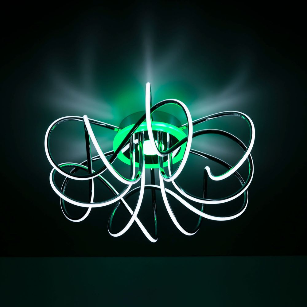 Citilux Джемини Смарт CL229A161E RGB Умная люстра Хром