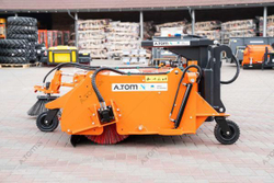 Щетка дорожная на погрузчик, с прибордюрной щеткой - EXPERT 2500