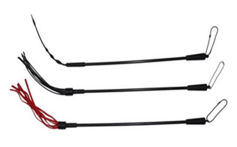 Стек латексный 7 хвост черный 51 см