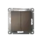 Выключатель 2-кл. СП AtlasDesign 10А IP20 (сх. 5) 10AX механизм мокко SE ATN000651