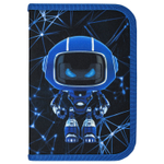 Пенал BRAUBERG 1 отделение полиэстер 21х14 см "Evil robot" (2 штуки в упаковке)