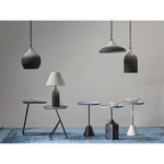 Столик кофейный sustainable collection, D38 см, серый/черно-белый